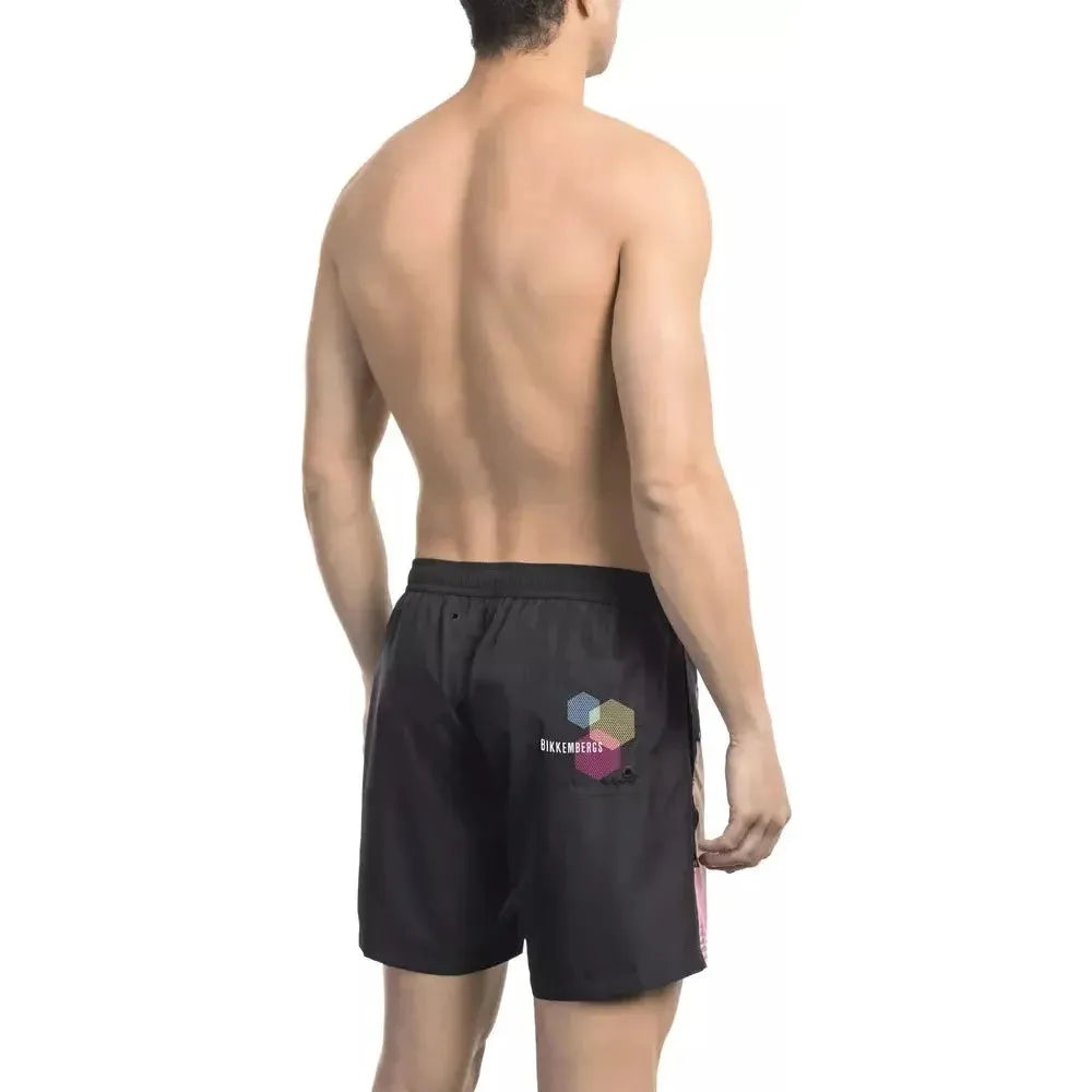 Bikkembergs Black Polyester Swimwear