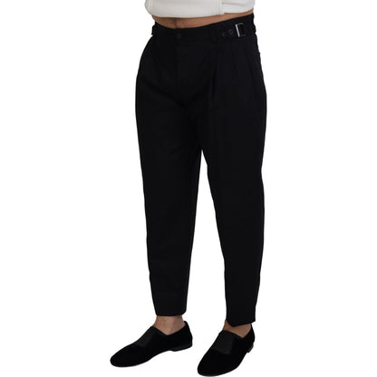 Dolce & Gabbana Black Cotton Chino Formal Pants 1728,67345645728,Black,Chino Pants - Pants - Clothing,Clothing,Dolce & Gabbana,IT46 | S,Jeans & Pants - Men - Clothing,Material: 97% Cotton 3% Elastane,Men,Men - Clothing,New with tags,Pants - Clothing
