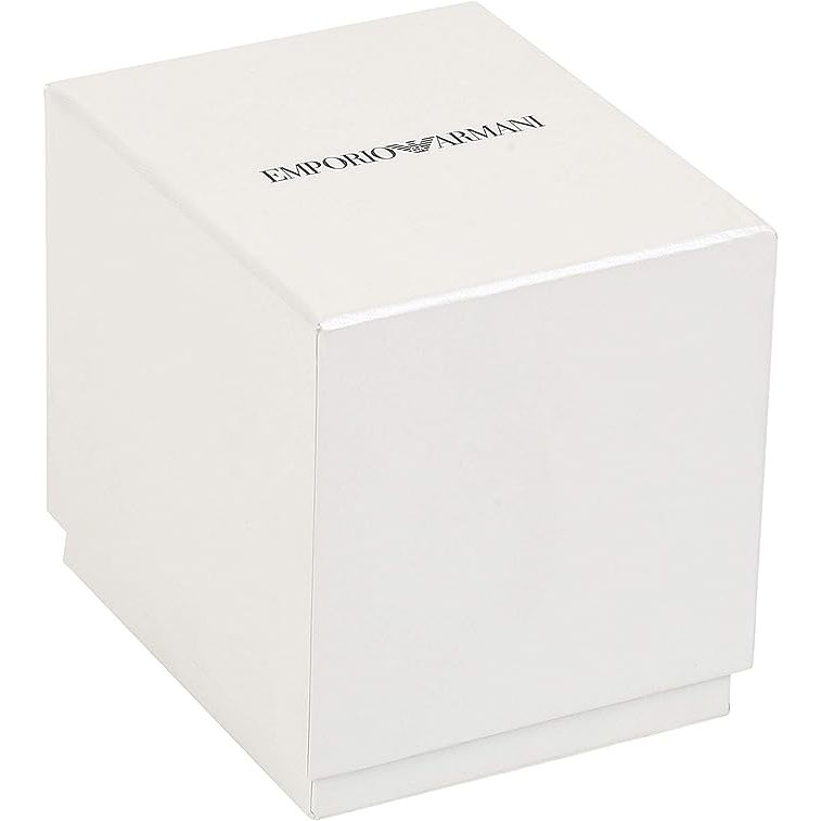 Emporio Armani Elegant Two-Tone Crystal Pave Watch