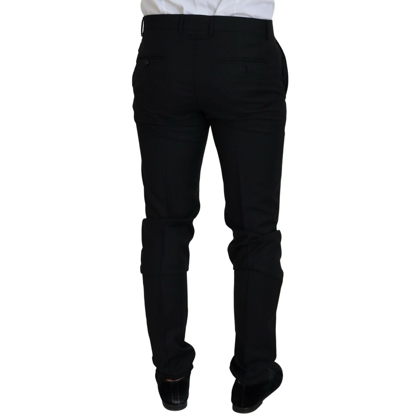 Dolce & Gabbana Black Single Breasted 2 Piece MARTINI Suit