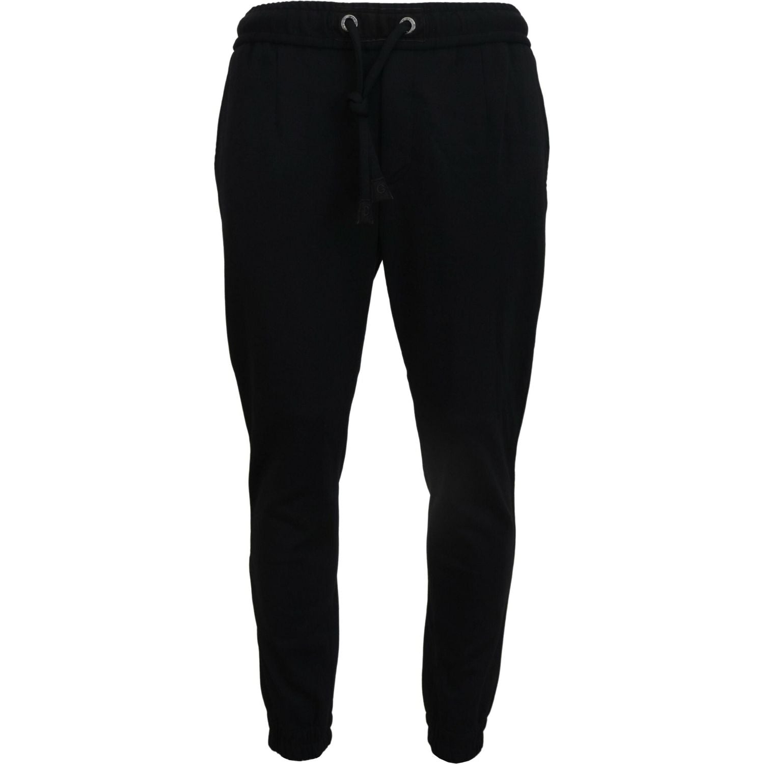 Dolce & Gabbana Black Mens Sport Wool Sweatpants Pants