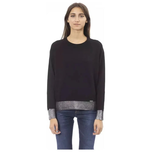 Baldinini Trend Black Wool Women Sweater