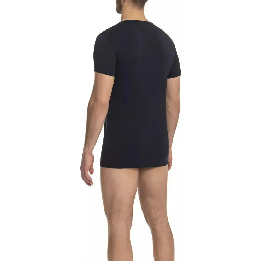 Cavalli Class Blue Cotton T-Shirt