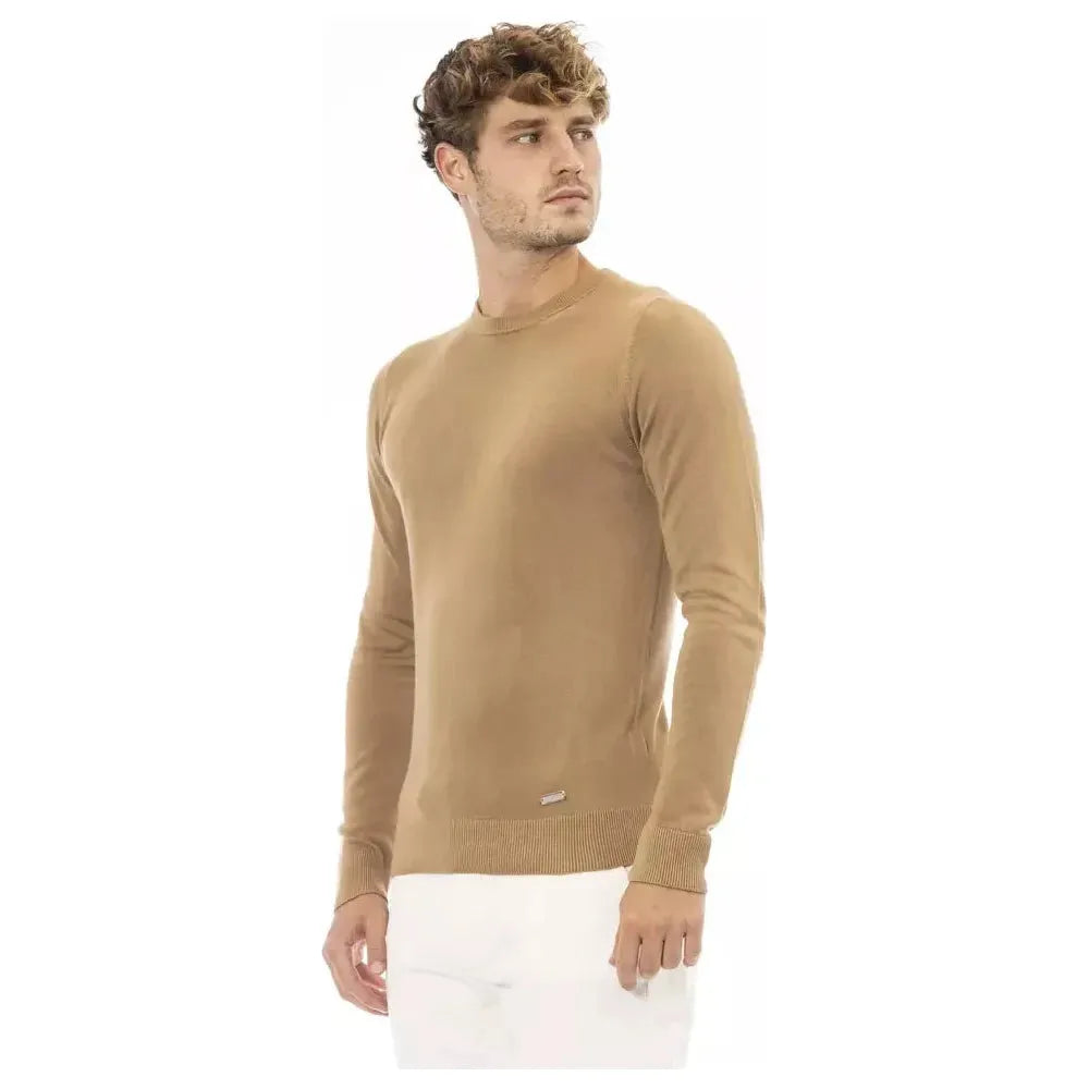 Baldinini Trend Beige Modal Sweater