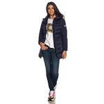 Yes Zee Blue Polyester Women's Jacket
