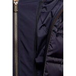 Yes Zee Blue Polyester Women's Jacket