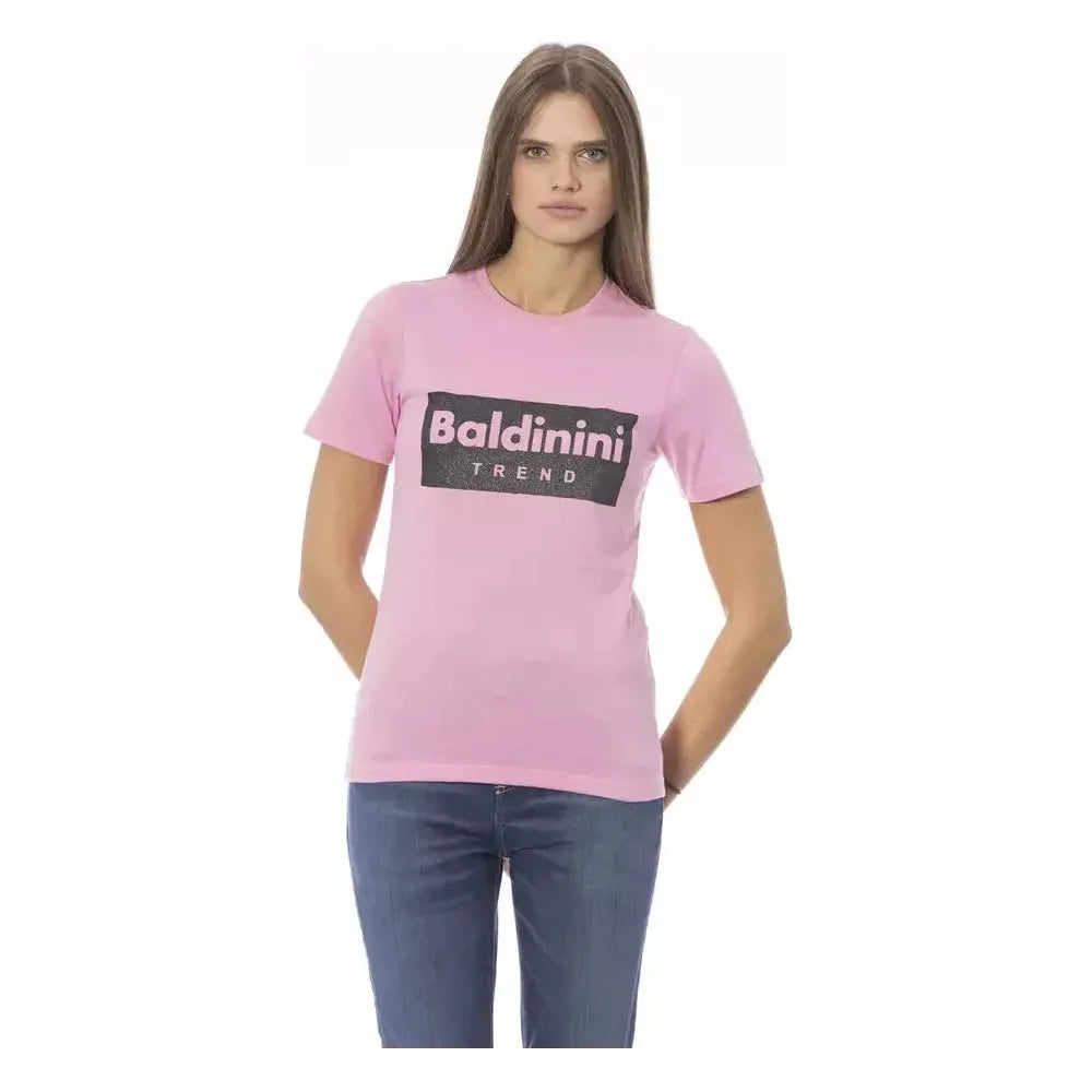 Baldinini Trend Multicolor Cotton T-Shirt