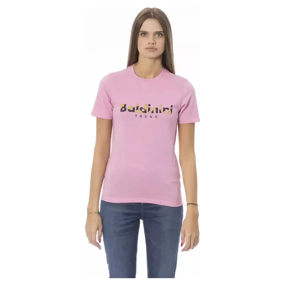 Baldinini Trend Multicolor Cotton T-Shirt