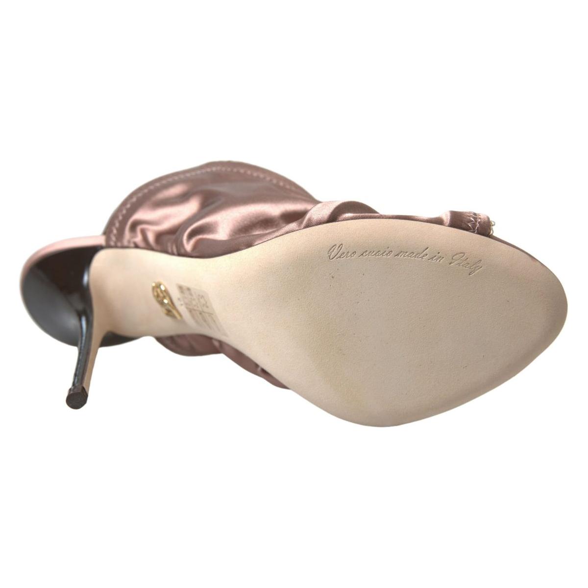 Dolce & Gabbana Light brown Slingback Corset Style Fastening stiletto heels LA10272-39