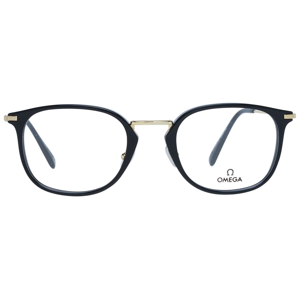 Omega Black Men Glasses Frame