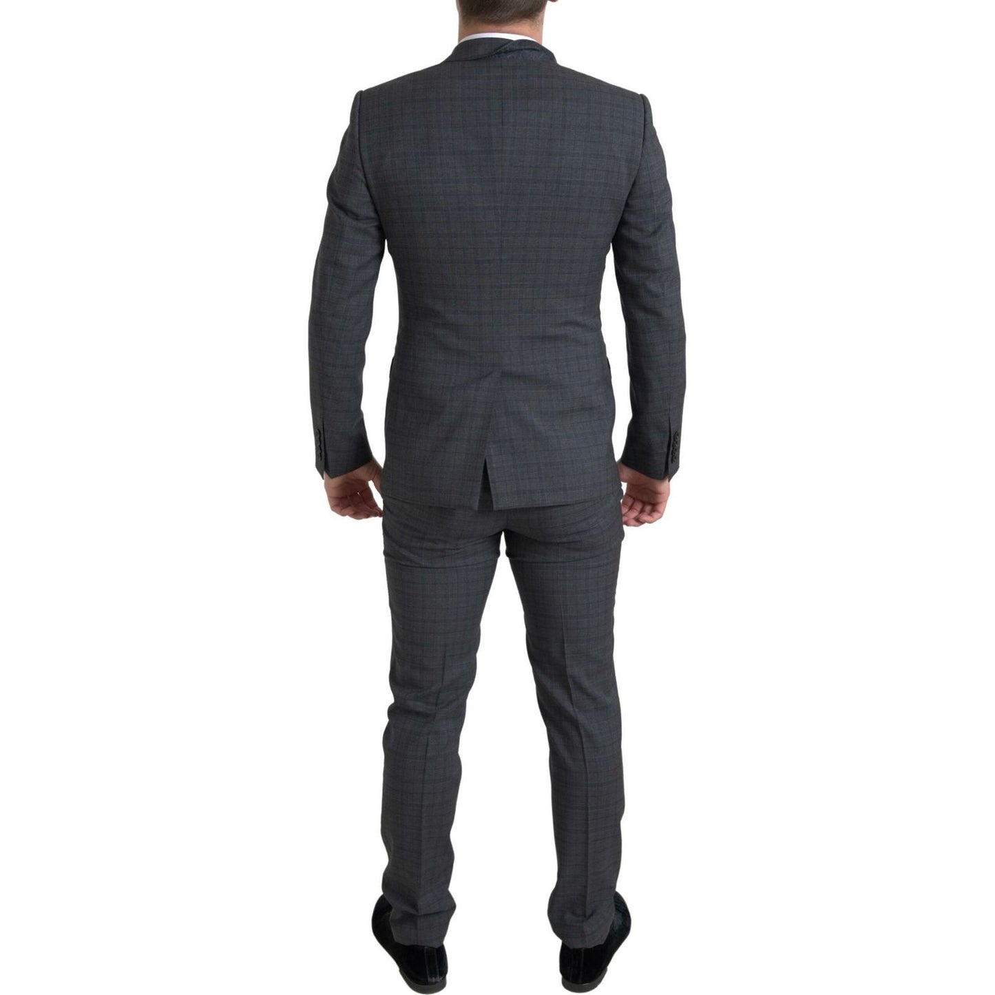 Dolce & Gabbana Gray 2 Piece Single Breasted MARTINI Suit