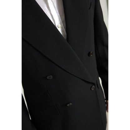 Dolce & Gabbana Black 2 Piece Double Breasted SICILIA Suit