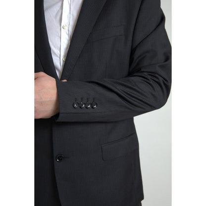 Dolce & Gabbana Black 2 Piece Single Breasted MARTINI Suit
