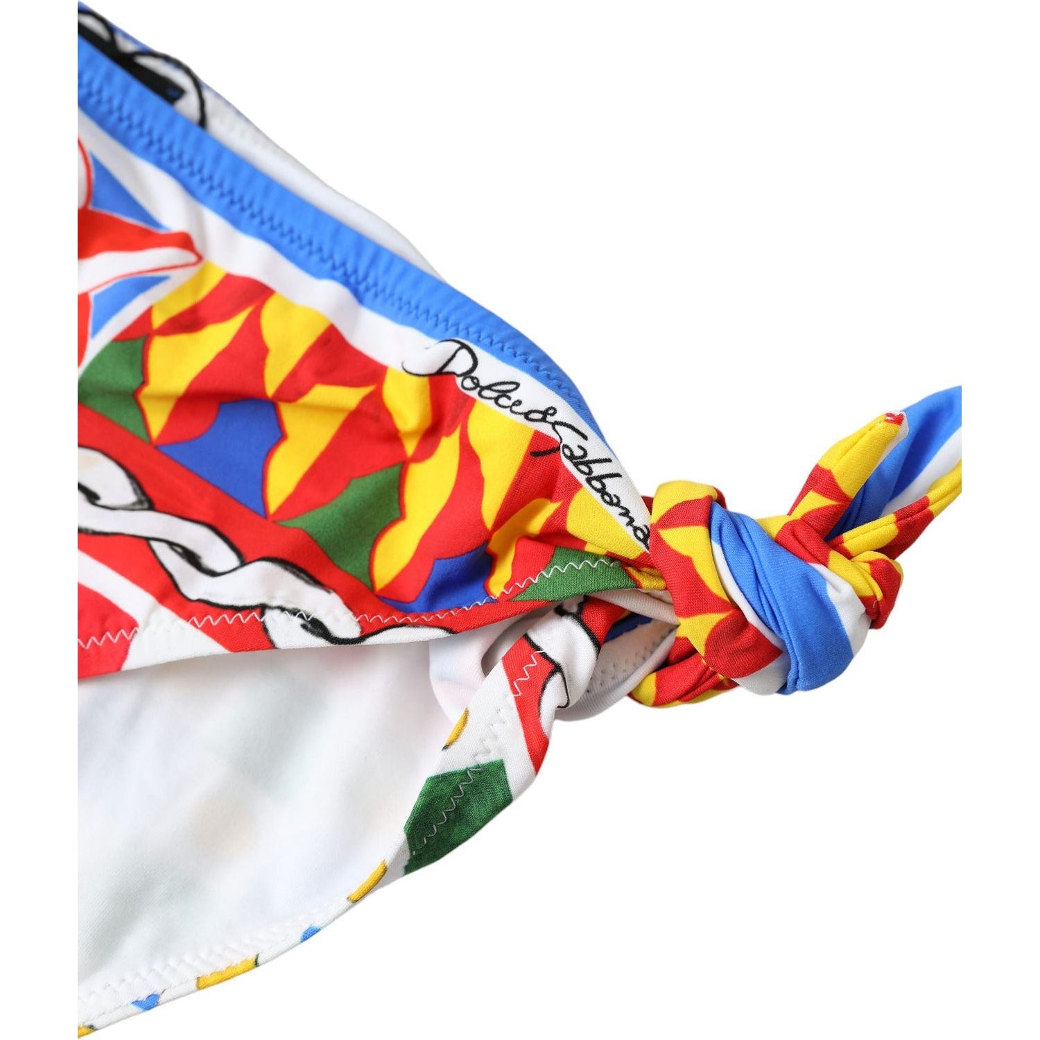 Dolce & Gabbana Multicolor Carretto Bottom Swim Beachwear Bikini