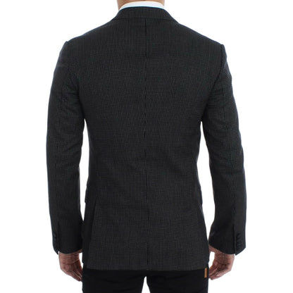 Dolce & Gabbana Black wool slim MARTINI blazer
