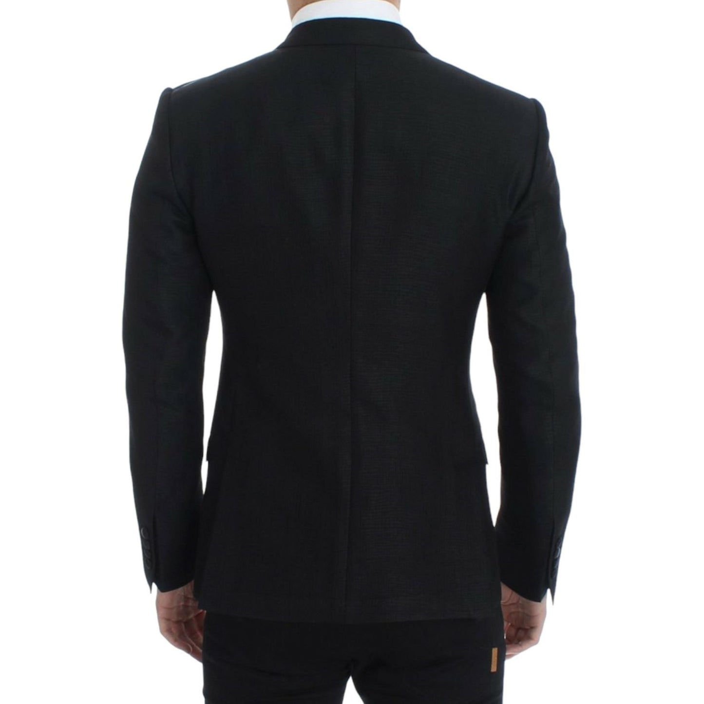 Dolce & Gabbana Black wool MARTINI slim blazer