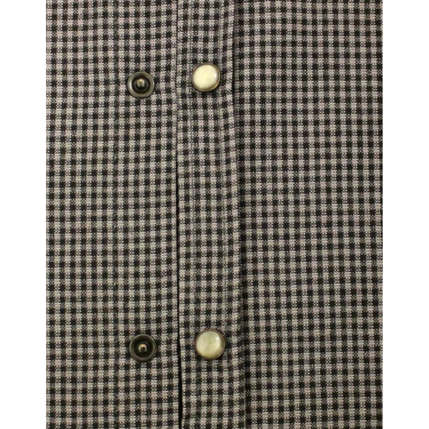 Costume National Gray linen casual shirt