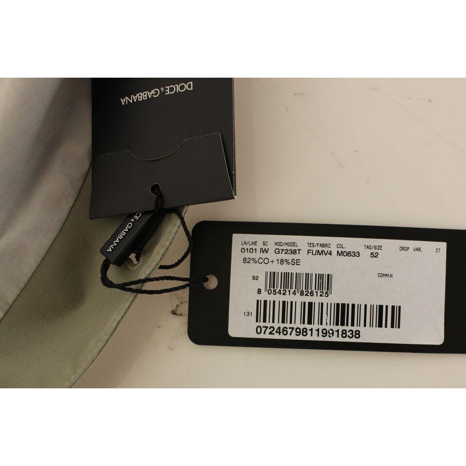 Dolce & Gabbana Beige Cotton Silk Blend Dress Vest Blazer