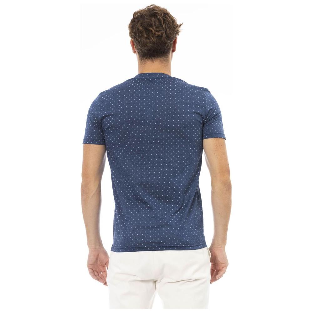 Baldinini Trend Blue Cotton T-Shirt