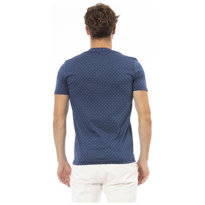 Baldinini Trend Blue Cotton Men T-Shirt