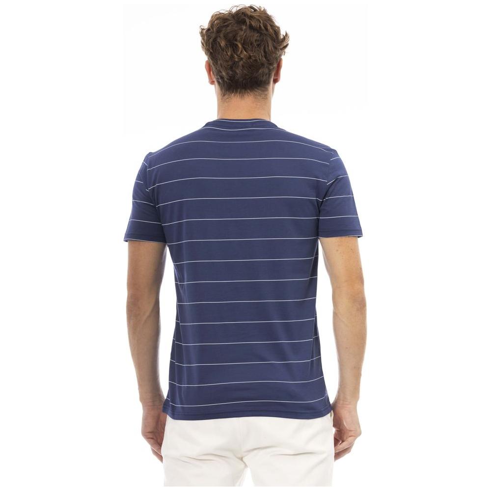 Baldinini Trend Blue Cotton T-Shirt