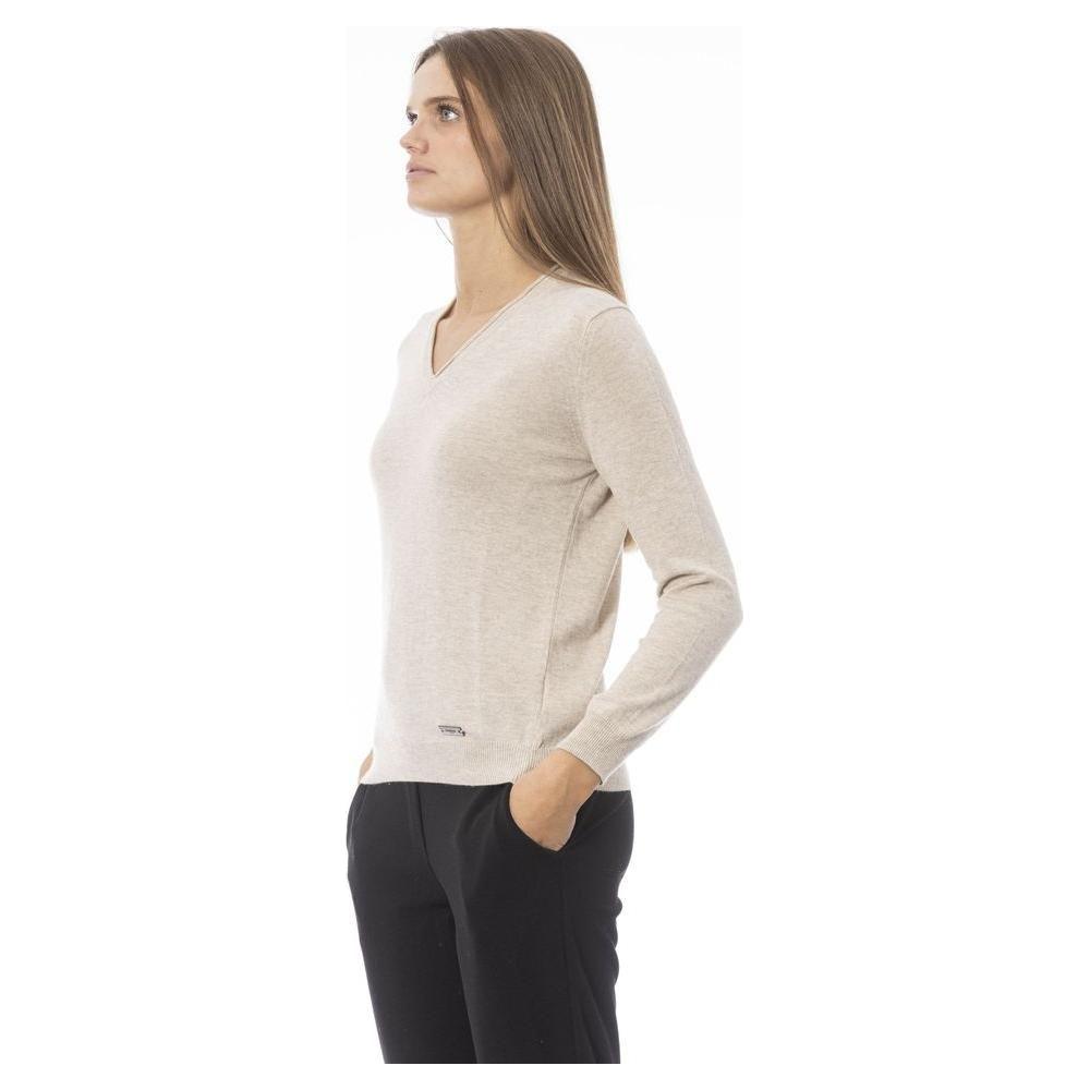 Baldinini Trend Beige Polyamide Women Sweater