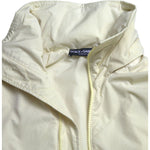 Dolce & Gabbana Yellow Nylon Collared Full Zip Parka Jacket