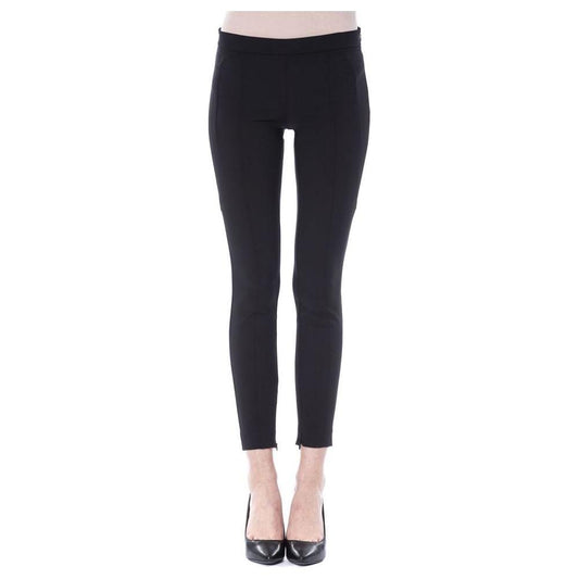 BYBLOS Black Polyester Women Skinny Pant