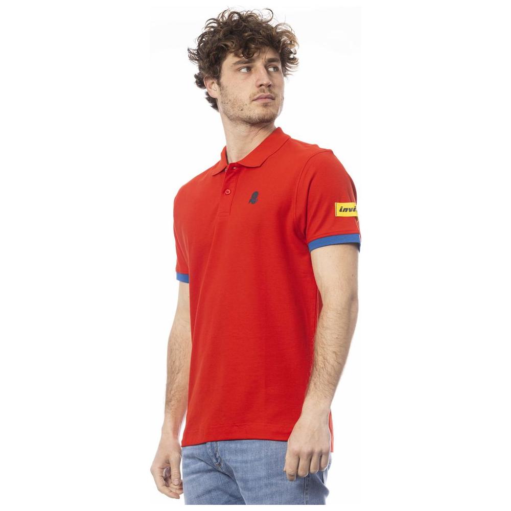 Invicta Red Cotton Polo Shirt