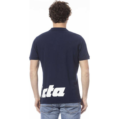 Invicta Blue Cotton Men Polo Shirt