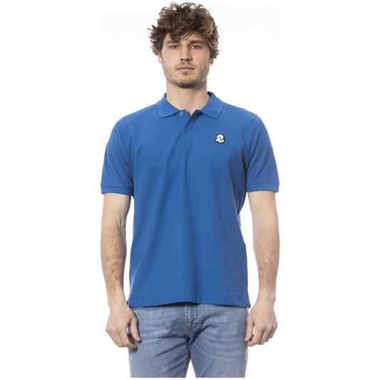 Invicta Blue Cotton Men Polo Shirt