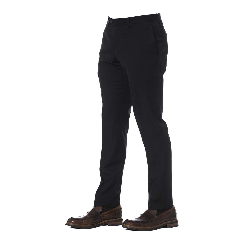 Trussardi Black Virgin Wool Pant