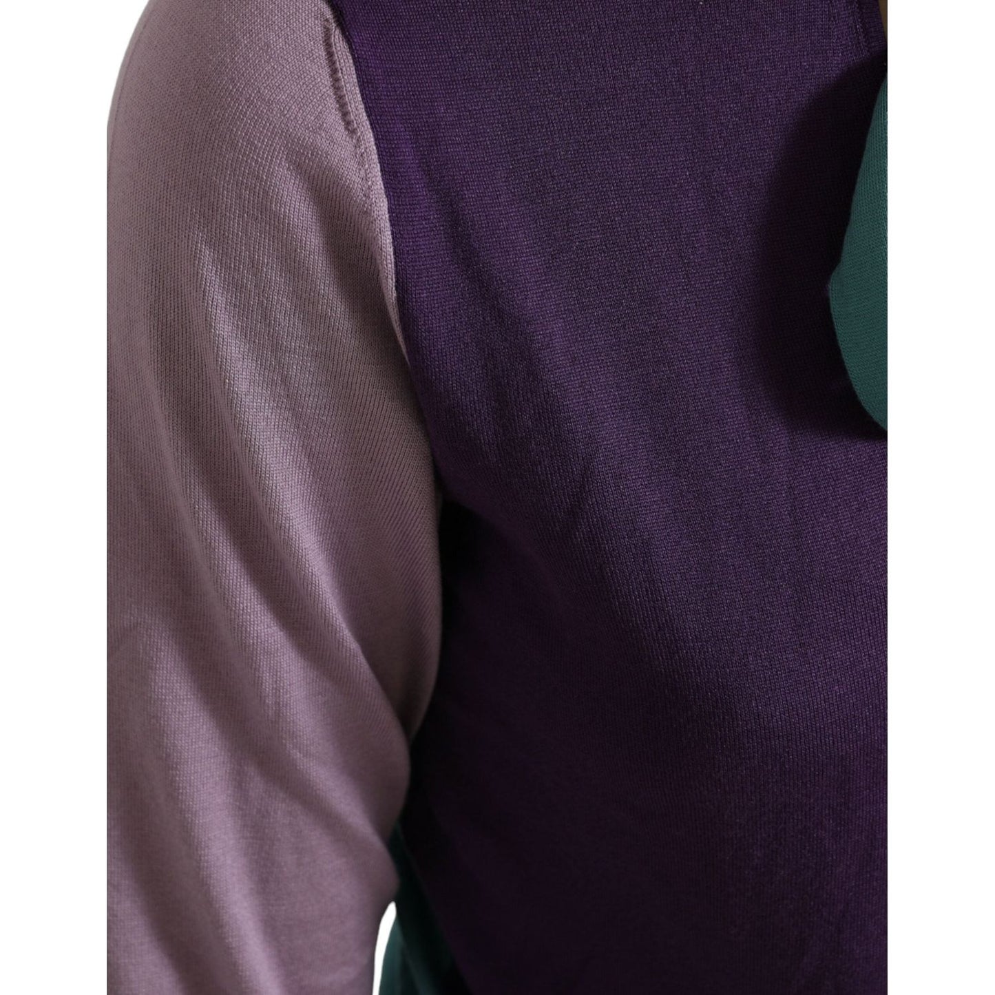 Dolce & Gabbana Multicolor Bow Fastening Pullover Sweater