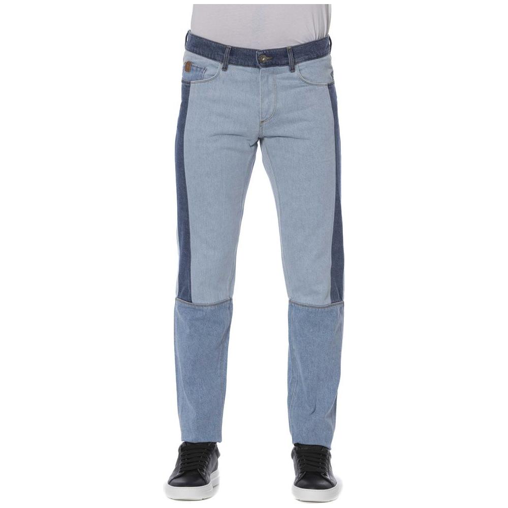 Trussardi Jeans Blue Cotton Jeans Denim
