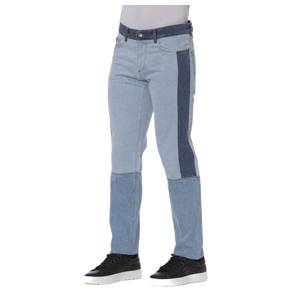 Trussardi Jeans Blue Cotton Jeans Denim