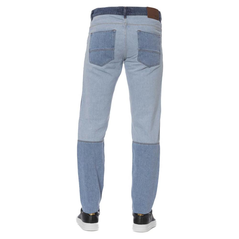 Trussardi Jeans Blue Cotton Jeans Denim