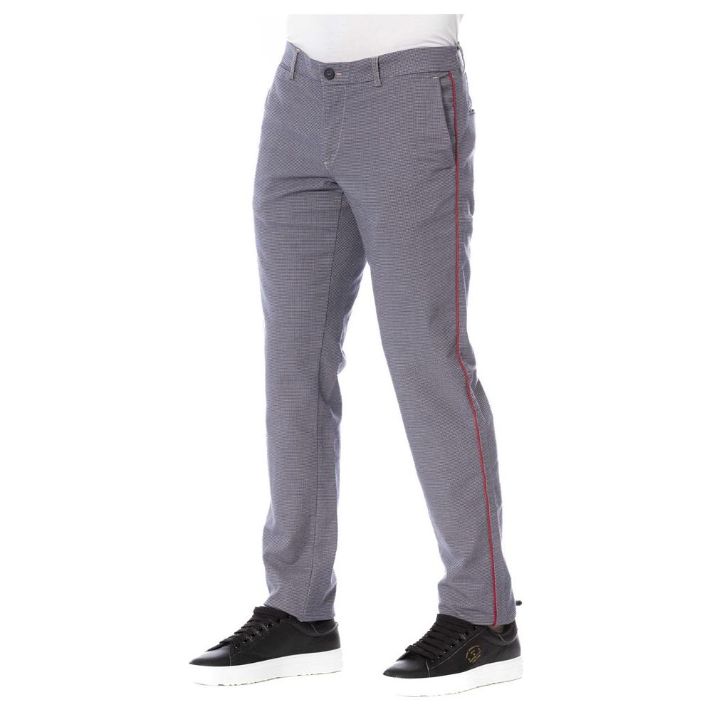 Trussardi Jeans Blue Cotton Pant