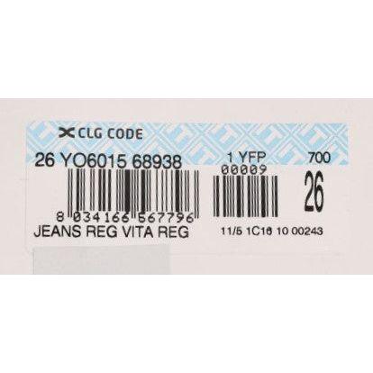 Acht Black Denim Cotton Bottoms Slim Fit Jeans