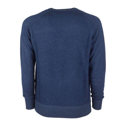 Emilio Romanelli Blue Cashmere Men Sweater
