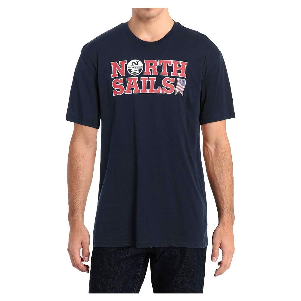North Sails Blue Cotton T-Shirt