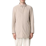 People Of Shibuya Beige Recycled Polyester Men Trench Coat