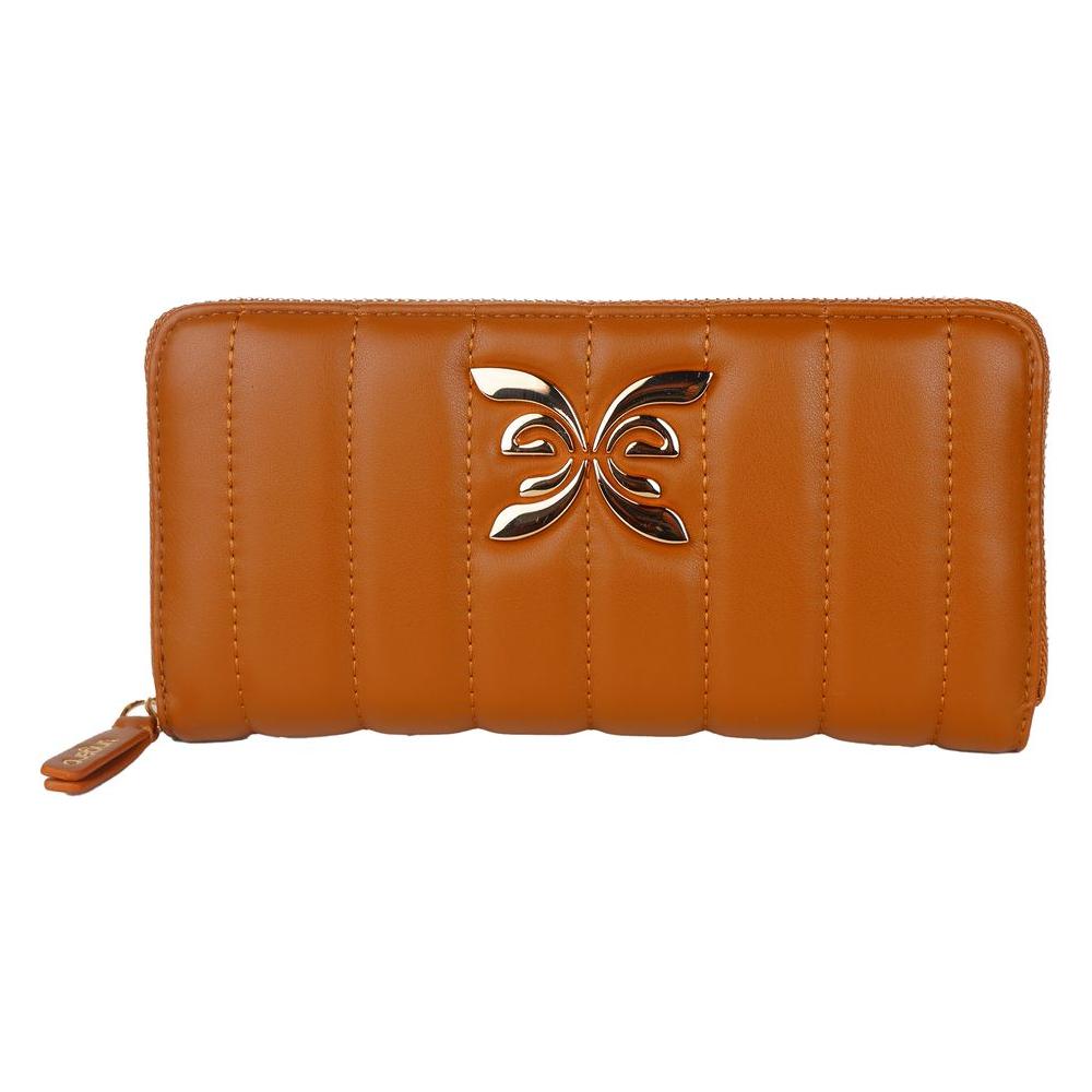 Ungaro Chic Quilted Faux Leather Wallet in Brown
