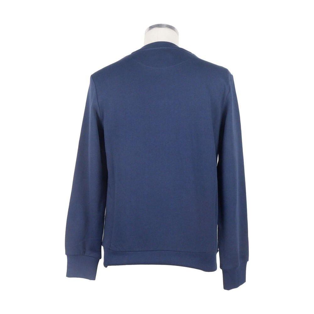 Bikkembergs Blue Cotton Sweatshirt
