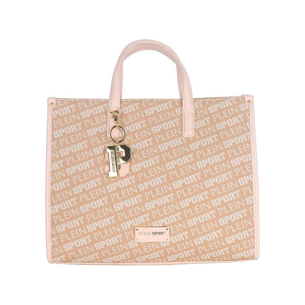 Plein Sport Pink Polyamide Tote Bag