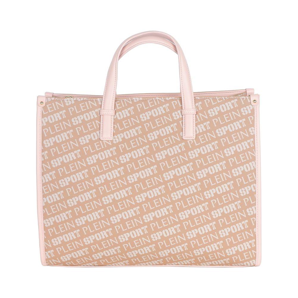 Plein Sport Pink Polyamide Tote Bag