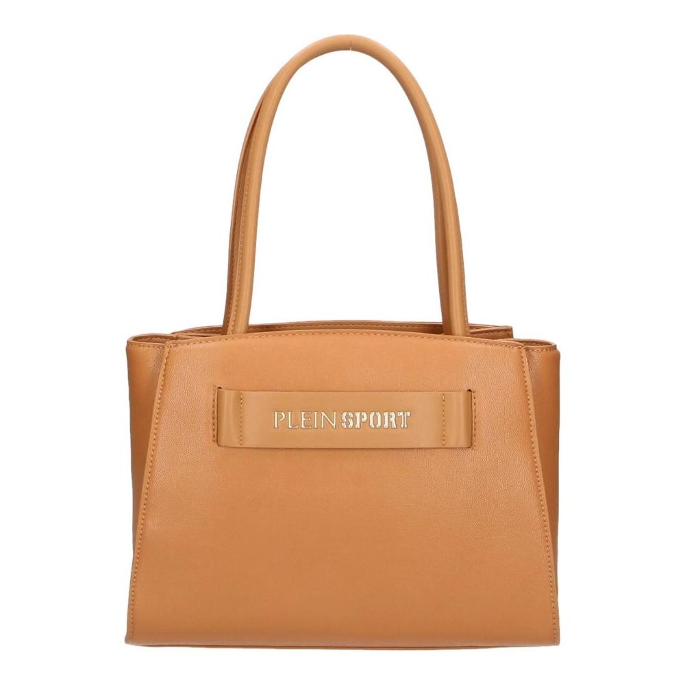 Plein Sport Brown Polyethylene Tote Bag