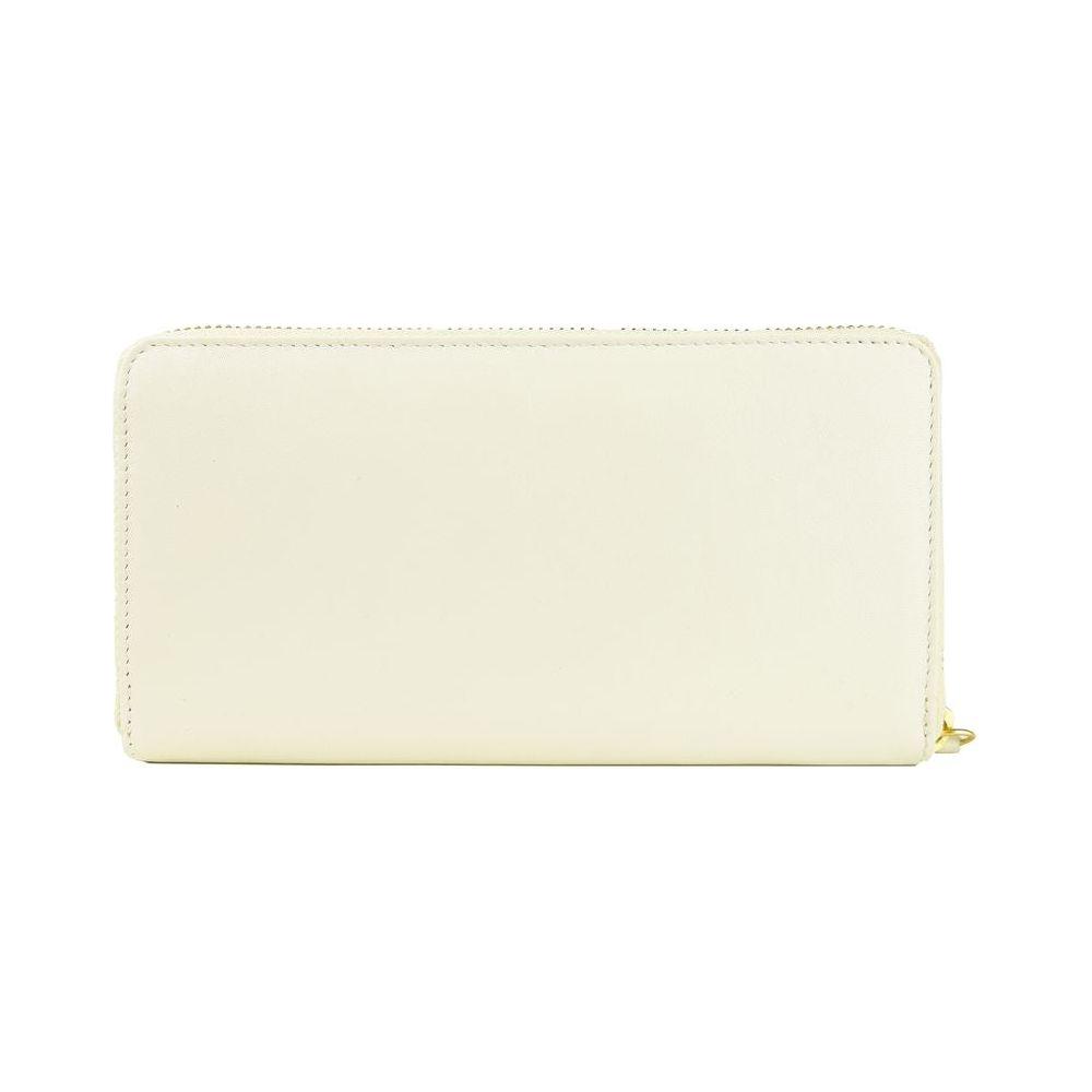 Cavalli Class White Calfskin Women Wallet