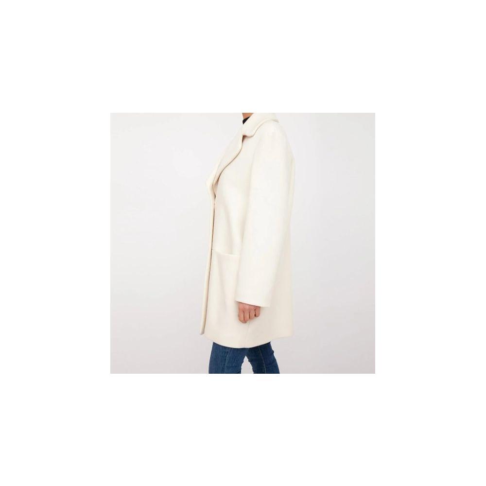Love Moschino White Wool Coat