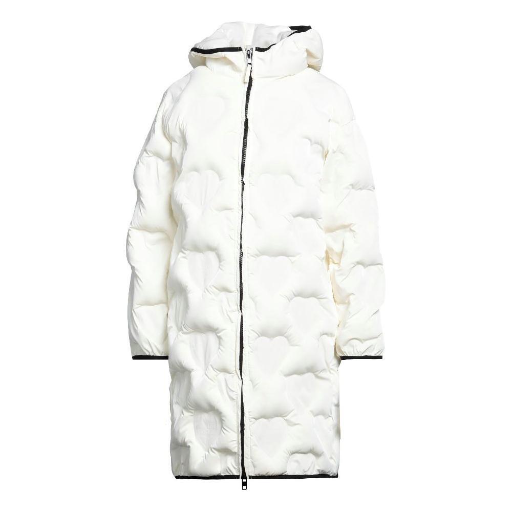 Love Moschino White Polyester Jackets & Coat