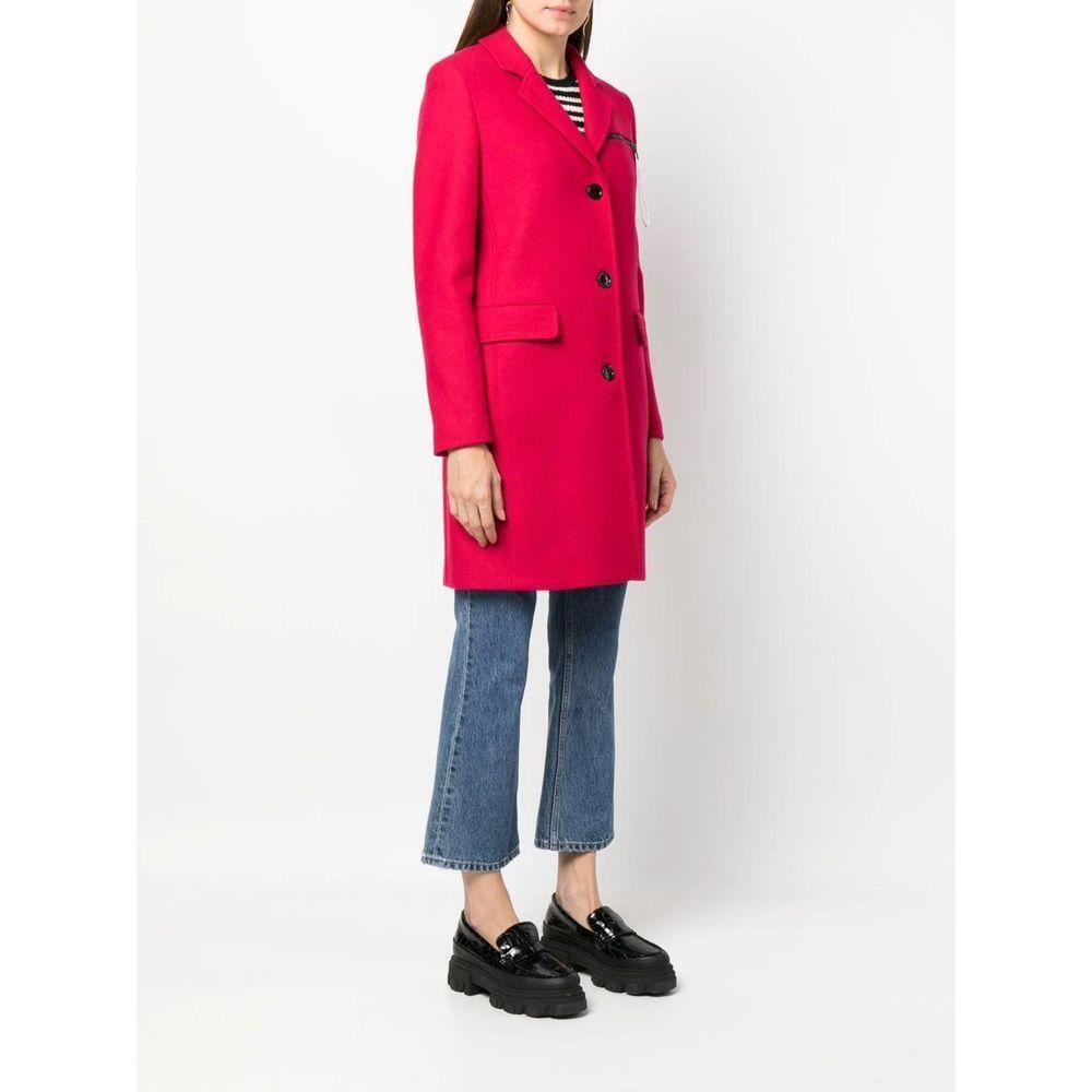 Love Moschino Red Wool Coat
